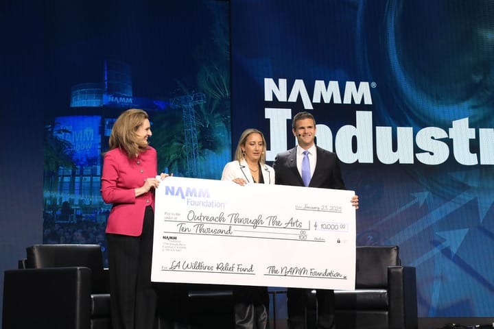 NAMM Foundation Distributes First Wildfire Relief Funds